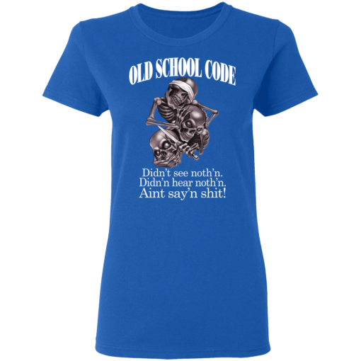 Old School Code Didn't See Nothing T-Shirts, Hoodies 16