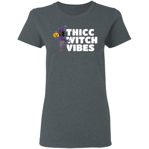 Thicc Witch Vibes Funny Bbw Redhead Witch Halloween T-Shirts, Hoodies 12