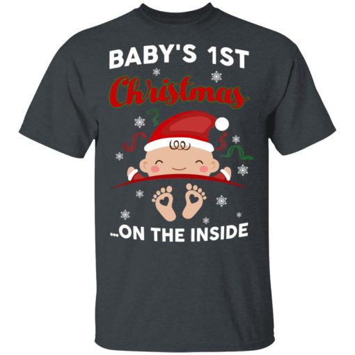 Baby's 1St Christmas On The Inside T-Shirts, Hoodies 4