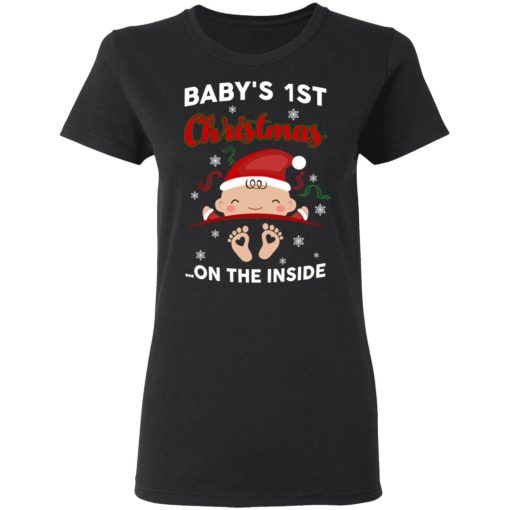 Baby's 1St Christmas On The Inside T-Shirts, Hoodies 10