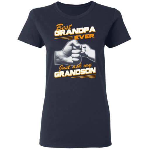 Best Grandpa Ever Just Ask My Grandson T-Shirts, Hoodies 14