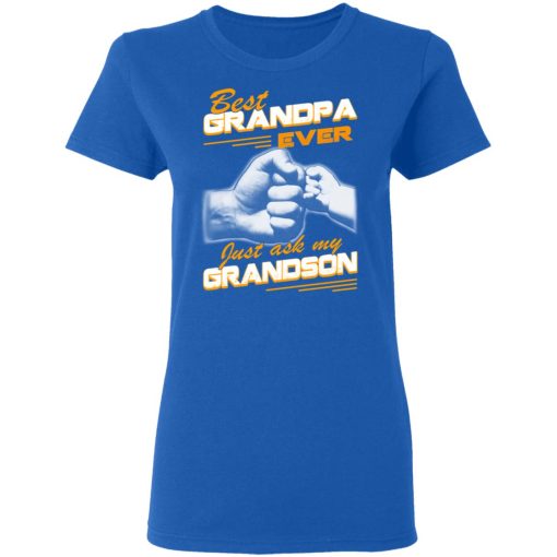 Best Grandpa Ever Just Ask My Grandson T-Shirts, Hoodies 15