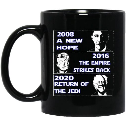 2008 A New Hope - 2016 The Empire Strikes Back - 2020 Return Of The Jedi Mug