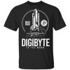 Digibyte To The Moon BTC DGB Bitcoin Crypto Shirt
