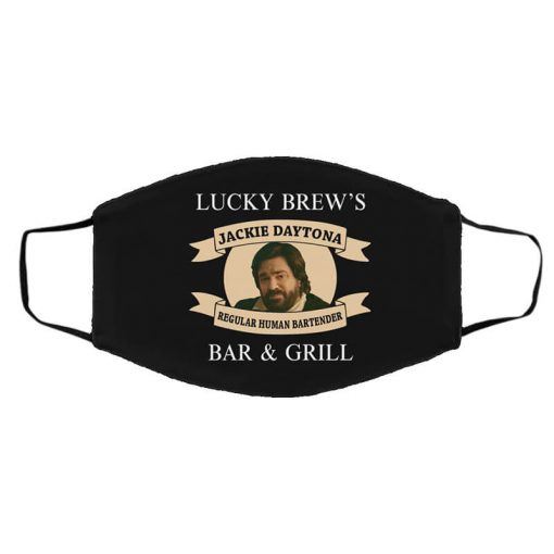 Lucky Brew's Bar & Grill Regular Human Bartender Face Mask