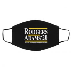 Rodgers Adams 2020 Make Green Bay Champs Again Face Mask