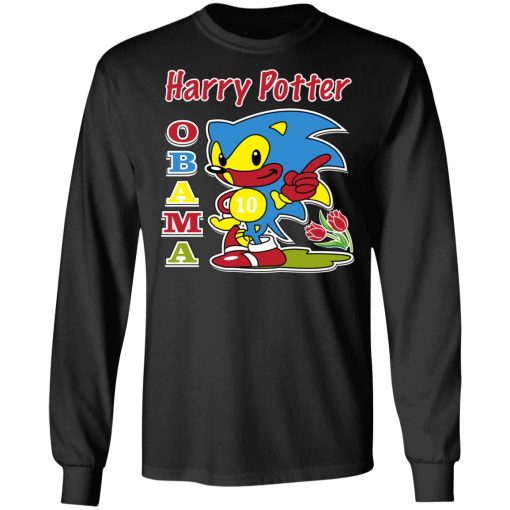 Harry Potter Obama Sonic Version T-Shirts, Hoodies, Long Sleeve 17