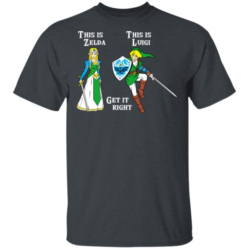 This Is Zelda This Is Luigi Get It Right T-Shirts, Hoodies, Long Sleeve 3