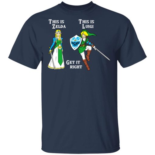 This Is Zelda This Is Luigi Get It Right T-Shirts, Hoodies, Long Sleeve 5