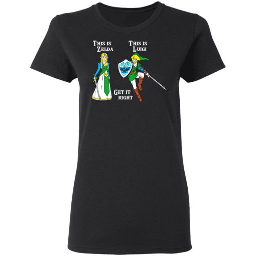 This Is Zelda This Is Luigi Get It Right T-Shirts, Hoodies, Long Sleeve 9