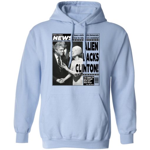 Vintage World News Alien Backs Clinton T-Shirts, Hoodies, Long Sleeve 24