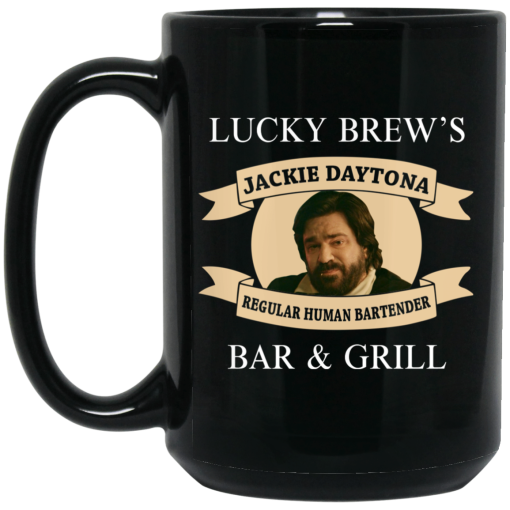 Lucky Brew's Bar & Grill Regular Human Bartender Mug 3