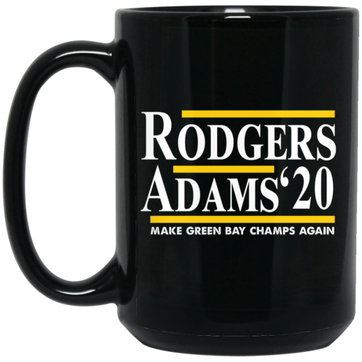 Rodgers Adams 2020 Make Green Bay Champs Again Mug 4