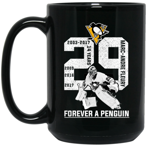 Marc Andre Fleury Forever A Penguin Mug 3