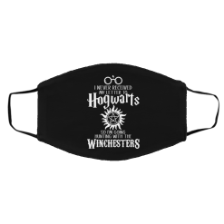 I Never Received My Letter To Hogwarts I'm Going Hunting With The Winchesters Face Mask 34