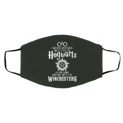 I Never Received My Letter To Hogwarts I'm Going Hunting With The Winchesters Face Mask 40