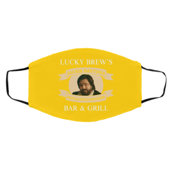Lucky Brew's Bar & Grill Regular Human Bartender Face Mask 33