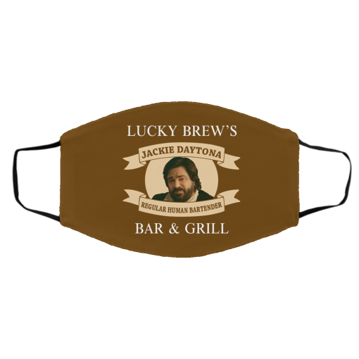 Lucky Brew's Bar & Grill Regular Human Bartender Face Mask 7