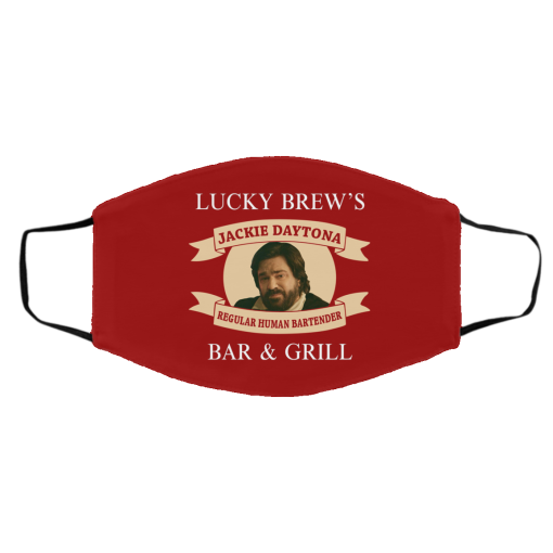 Lucky Brew's Bar & Grill Regular Human Bartender Face Mask 9