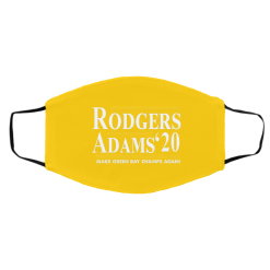 Rodgers Adams 2020 Make Green Bay Champs Again Face Mask 33