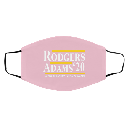 Rodgers Adams 2020 Make Green Bay Champs Again Face Mask 21
