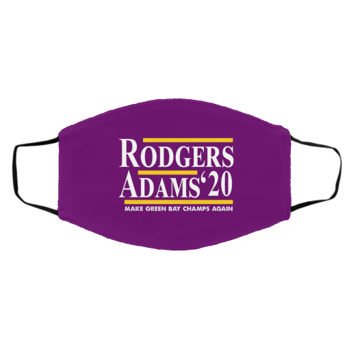 Rodgers Adams 2020 Make Green Bay Champs Again Face Mask 23
