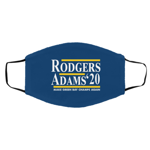 Rodgers Adams 2020 Make Green Bay Champs Again Face Mask 25