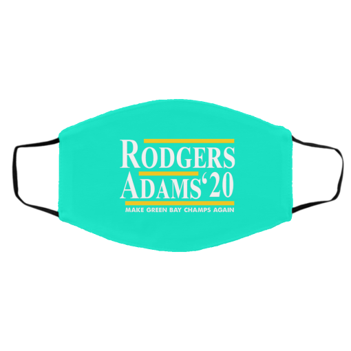 Rodgers Adams 2020 Make Green Bay Champs Again Face Mask 29
