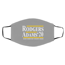 Rodgers Adams 2020 Make Green Bay Champs Again Face Mask 45