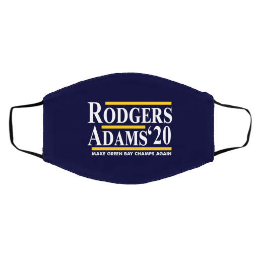Rodgers Adams 2020 Make Green Bay Champs Again Face Mask 17