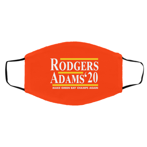 Rodgers Adams 2020 Make Green Bay Champs Again Face Mask 19