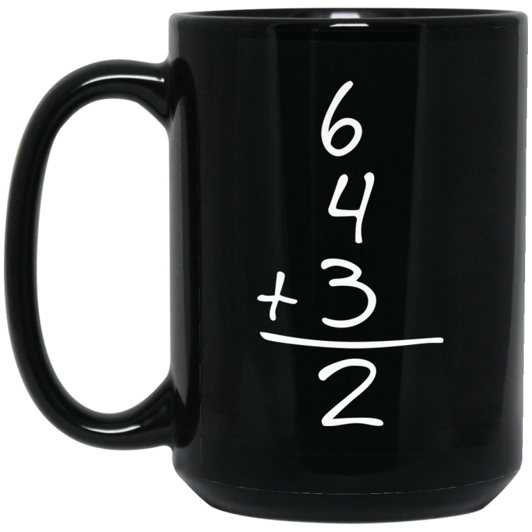 Funny Baseball Gift 6+4+3=2 Baseball Double Play Mug