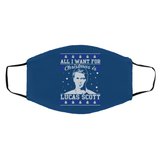 All I Want For Christmas Is Lucas Scott Face Mask 25