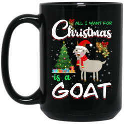 All I Want For Christmas Is A Goat Mug 5