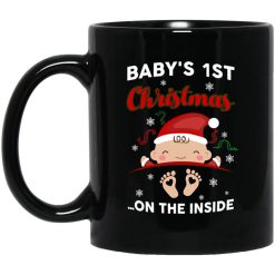 Baby's 1St Christmas On The Inside Mug