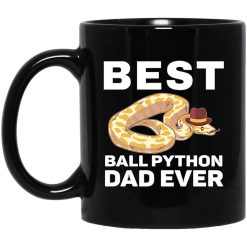 Best Ball Python Dad Beard Mustache Pet Snake Mug