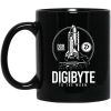 Digibyte To The Moon BTC DGB Bitcoin Crypto Mug