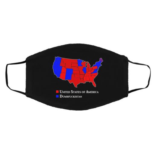 Dumbfuckistan Election Map - Republican Edition Face Mask