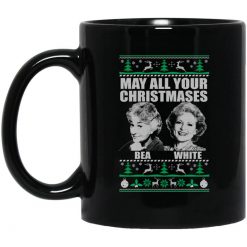 May All Your Christmases Bea White Mug