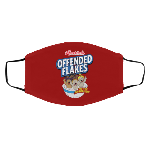 America's Offended Flakes They're OB-NOX-JOUS Face Mask 9