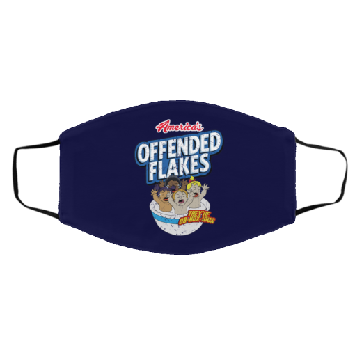 America's Offended Flakes They're OB-NOX-JOUS Face Mask 17