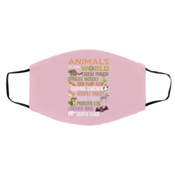 Animals Of The World Funny Animals Face Mask 51