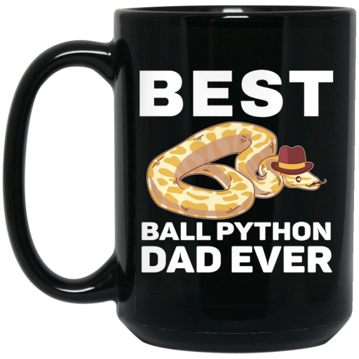 Best Ball Python Dad Beard Mustache Pet Snake Mug 4