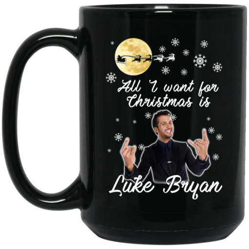 All I Want For Christmas Is Luke Bryan Mug 3