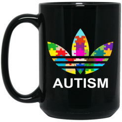 Autism Adidas Logo Autism Awareness Mug 5