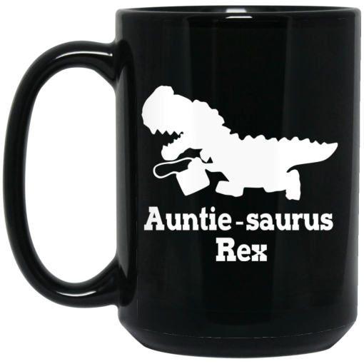 Auntie Saurus Rex Dinosaur Mug 4