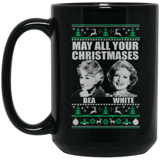 May All Your Christmases Bea White Mug 3