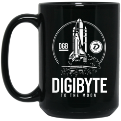Digibyte To The Moon BTC DGB Bitcoin Crypto Mug 5