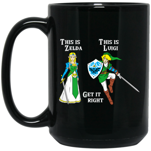 This Is Zelda This Is Luigi Get It Right Mug 3