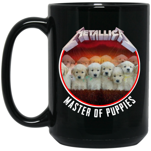Metallica Master Of Puppies Mug 3